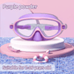 🔥SUMMER GIFT – ONLY £10.99!!🏆#1 Bestselling🏊‍♀️HD children's large frame waterproof and anti-fog swimming goggles