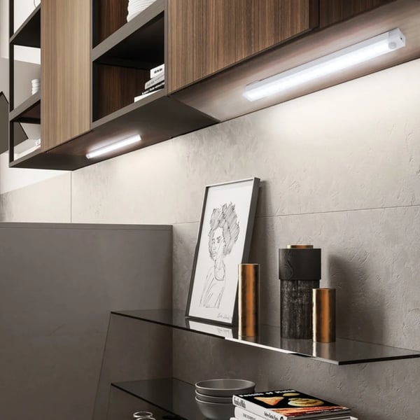 🎉FLASH DEAL 55% OFF + BOGO – Rechargeable Motion Sensor Light | Auto On/Off, Dimmable, Magnetic Mount, Warm & Soft, for Cabinet, Pantry, Stairs 🛒🏠