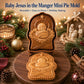 🔥HOT SALE 50% OFF✝️ Faith & Nativity Christmas Mini Pie Mold Collection | Reusable Embossed Molds for Shaping Detailed Praying Jesus, Nativity Stable and so on Pies🥧✨