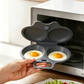 Microwave Egg Cooker – Perfect poached eggs in 2 mins, no oil & splash-proof – Quick, healthy & mess-free breakfast 🌿