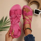 Women's Criss-Cross Strap Flat Sandals