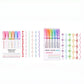 Pattern Roller Pens – Creative Curve Pens for Journaling & DIY Decor, Smooth Floral & Wave Borders, 6-Pack Student Art Supplies