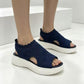 💐 Women's Breathable Knit Platform Sandals – Air-permeable knit upper, cushioned sole & lightweight comfy summer footwear ✨