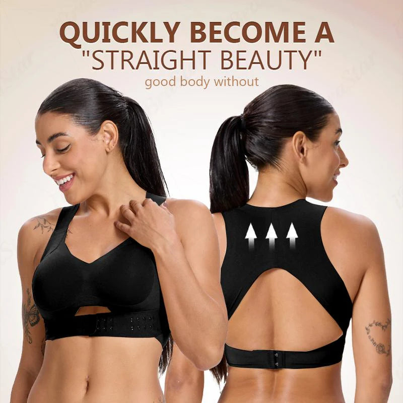 🎉FLASH DEAL 45% OFF – Posture-Support Front-Closure Bra · 50K+ SOLD! · Seamless, Soft Fabric, Invisible Under Clothes, All-Day Comfort 🤸‍♀️