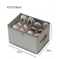 👟 Fabric Shoe Organizer Storage Box – Foldable, Large Capacity, Dustproof & Breathable for Closet & Bedroom 🧺✨