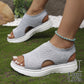 💐 Women's Breathable Knit Platform Sandals – Air-permeable knit upper, cushioned sole & lightweight comfy summer footwear ✨