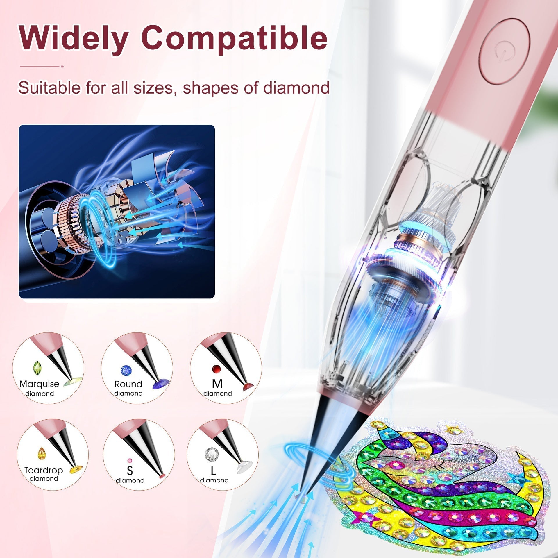 🎁Hot Sale Promotion 49% OFF🔥✨ Electric Diamond Painting Pen