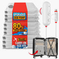 🧳 50% OFF HOT DEAL ! ⚡ Pack of 6-12 Compression Bags for USB Electric Vacuum Cleaner – Space-Saving Storage, Airtight Seal, Reusable & Durable 🌀