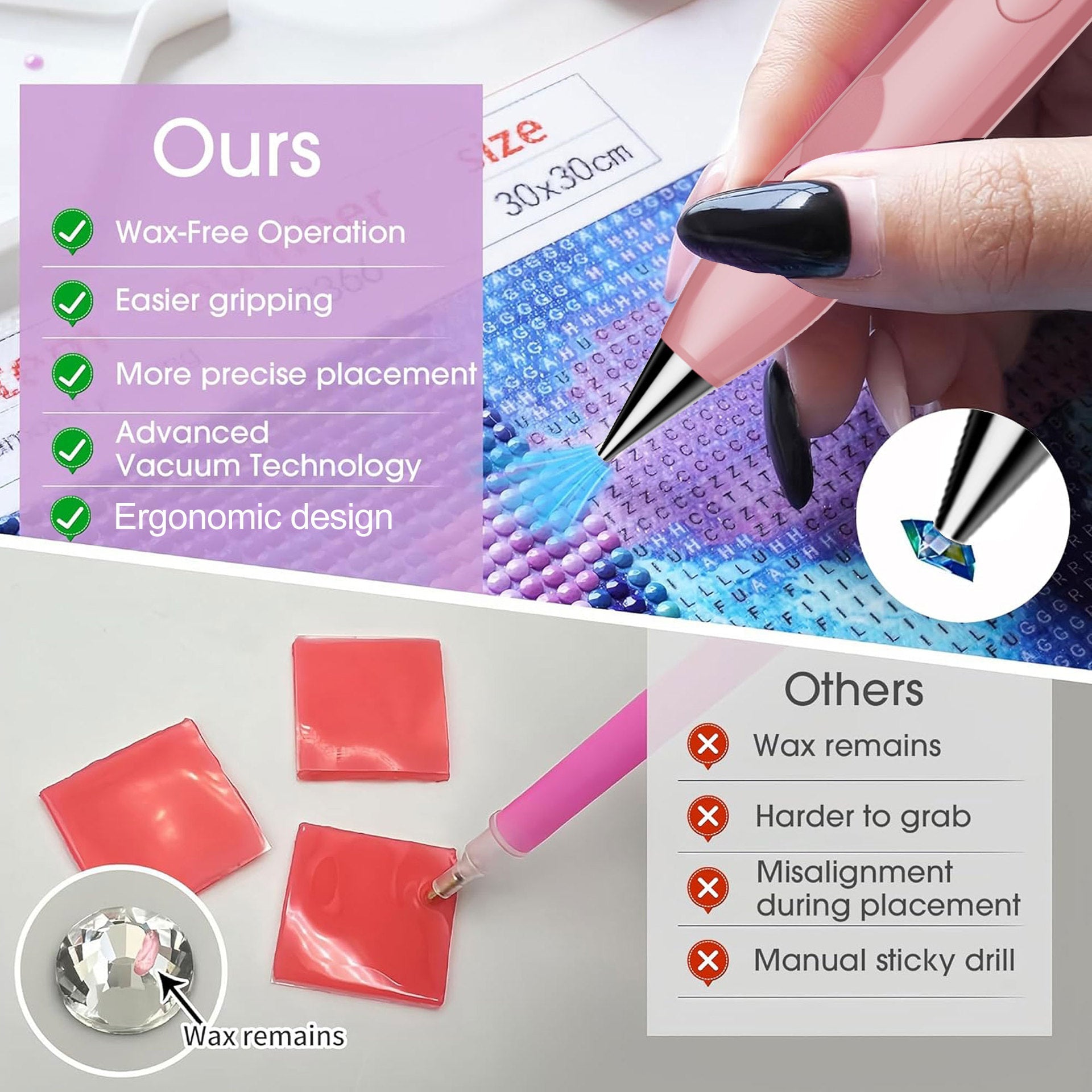 🎁Hot Sale Promotion 49% OFF🔥✨ Electric Diamond Painting Pen