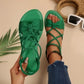 Women's Criss-Cross Strap Flat Sandals