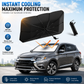 ☀️ 50% OFF NOW!🚗 Foldable Car Window Sunshade – Blocks UV rays and heat – Protects the dashboard and interior 🛡️