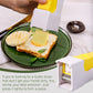 Stick Butter Cutter – Handheld Stainless Steel Slicer, One-Click Portion Control, Non-Stick Blades