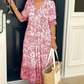 💝Hot sale-70% OFF💝🔥V-neck cozy Bohemian Latest Style Dress