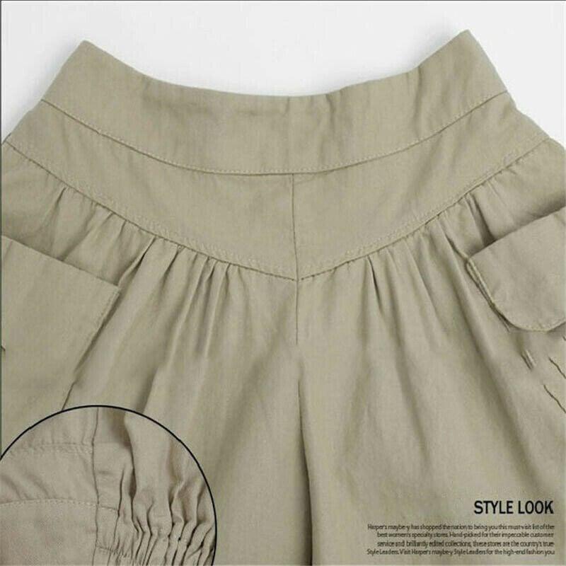Beach Casual Hot Shorts Elastic Waistband - dressowy