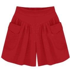 Beach Casual Hot Shorts Elastic Waistband - dressowy