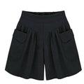 Beach Casual Hot Shorts Elastic Waistband - dressowy