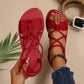 Women's Criss-Cross Strap Flat Sandals