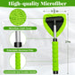 Windshield Cleaning Tool Set with Extendable Handle, Non-Slip Grip, Washable & Reusable Pads