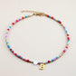🌈Colorful Beads Initial Choker '18k Gold Plated'💗-🔥Buy 2 Save 30% OFF🔥 - dressowy