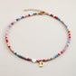 🌈Colorful Beads Initial Choker '18k Gold Plated'💗-🔥Buy 2 Save 30% OFF🔥 - dressowy