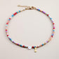 🌈Colorful Beads Initial Choker '18k Gold Plated'💗-🔥Buy 2 Save 30% OFF🔥 - dressowy