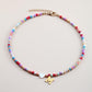 🌈Colorful Beads Initial Choker '18k Gold Plated'💗-🔥Buy 2 Save 30% OFF🔥 - dressowy