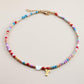 🌈Colorful Beads Initial Choker '18k Gold Plated'💗-🔥Buy 2 Save 30% OFF🔥 - dressowy