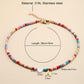 🌈Colorful Beads Initial Choker '18k Gold Plated'💗-🔥Buy 2 Save 30% OFF🔥 - dressowy