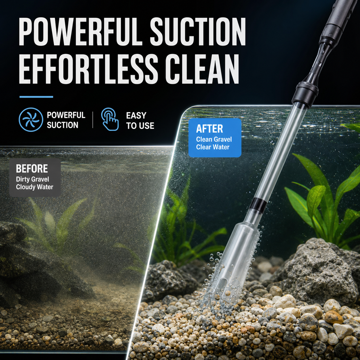🐟Electric Aquarium Gravel Cleaner