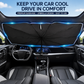 ☀️ 50% OFF NOW!🚗 Foldable Car Window Sunshade – Blocks UV rays and heat – Protects the dashboard and interior 🛡️