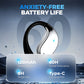 Wireless Open-Ear Earbuds with LED Display,Clip-On Comfort Fit, Sweatproof & Translation Feature