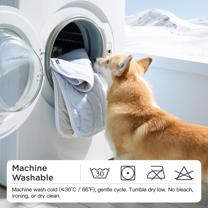 ❄️2026 Summer Hot Sale 40% OFF🧊PawDew™ for Dogs & Cats – Vet-Approved Ice-Silk Cooling Pad ❄️ | Q-MAX >0.4 | Washable 🧼, Non-Slip 🛟 | Perfect for Large Breeds & US Summers ☀️🇬🇧