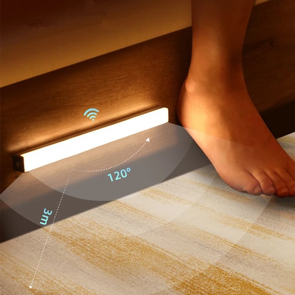 🎉FLASH DEAL 55% OFF + BOGO – Rechargeable Motion Sensor Light | Auto On/Off, Dimmable, Magnetic Mount, Warm & Soft, for Cabinet, Pantry, Stairs 🛒🏠