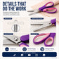 ✨ Time‑Limited Offer ⚡Multipurpose Pinking Shears Serrated Scissors