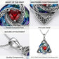 Birthstone Celtic Knot Necklace for Women