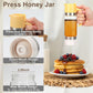 🍯9oz No-Drip Glass Honey & Syrup Dispenser – Mess-Free, Easy Pour & Perfect for Kitchen & Breakfast  ✨ 🍽️