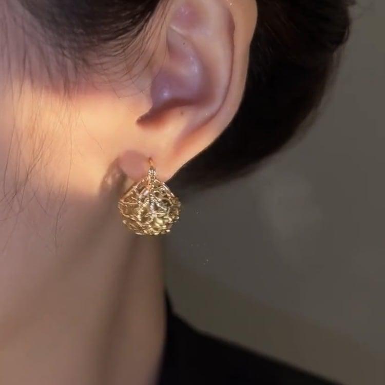 Fashion Cutout Earrings - dressowy