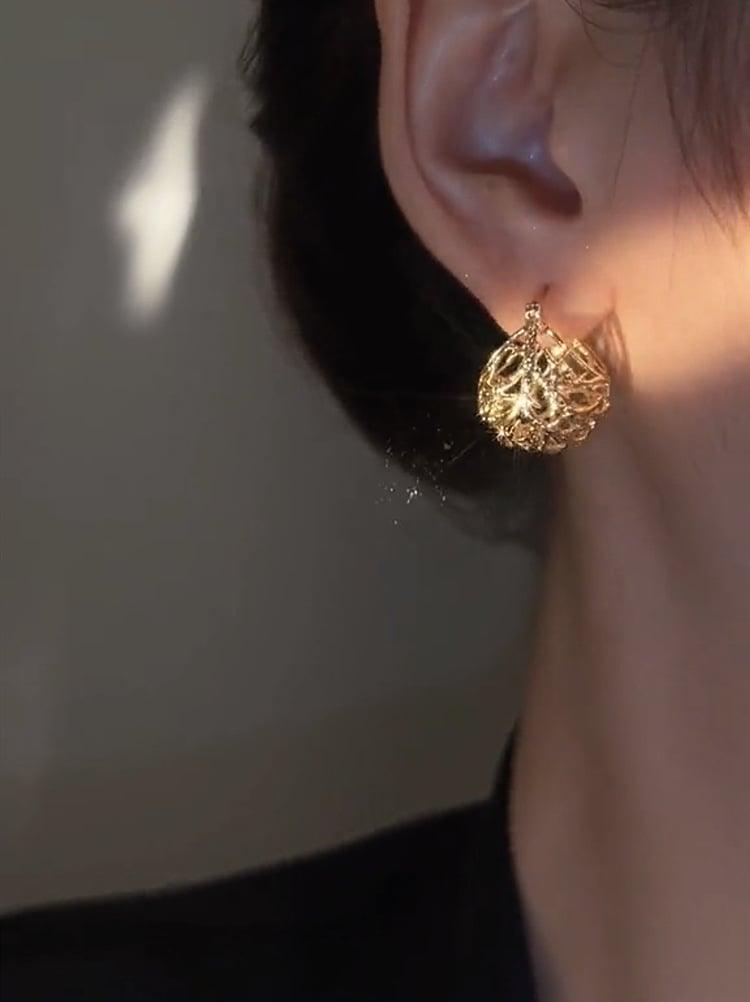 Fashion Cutout Earrings - dressowy