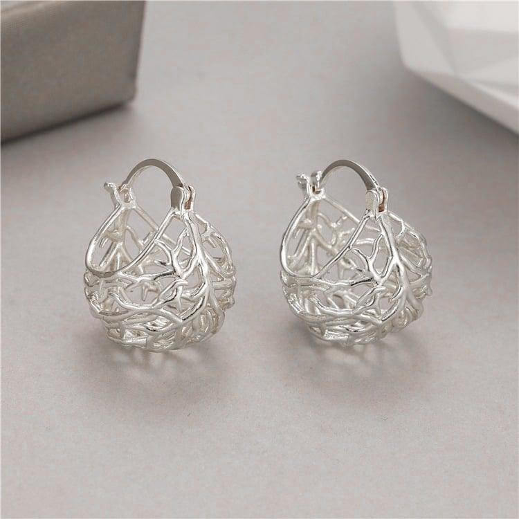 Fashion Cutout Earrings - dressowy