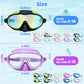 🔥SUMMER GIFT – ONLY £10.99!!🏆#1 Bestselling🏊‍♀️HD children's large frame waterproof and anti-fog swimming goggles