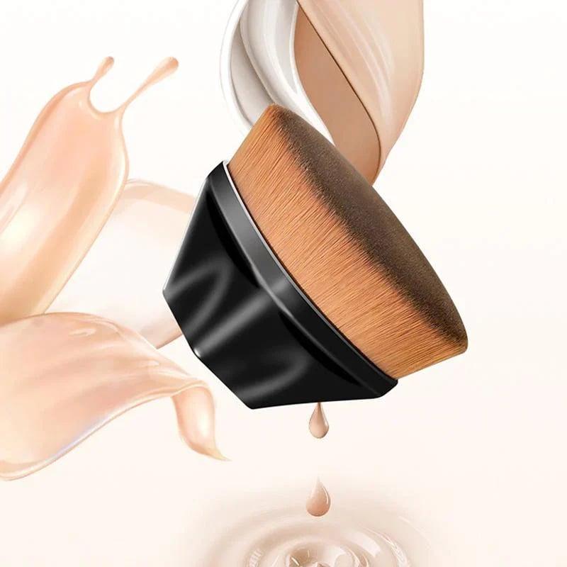 Flat TopMakeup Brush with Bonus Case - dressowy