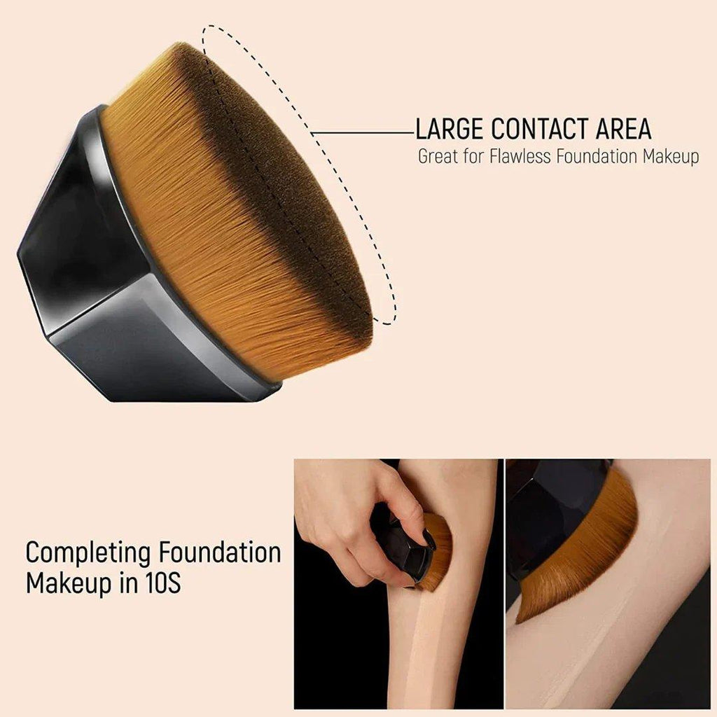 Flat TopMakeup Brush with Bonus Case - dressowy
