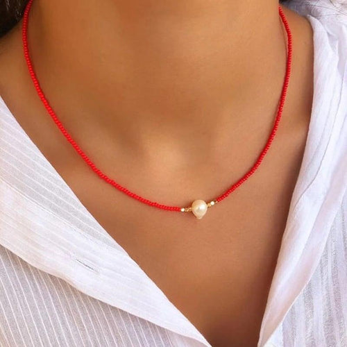 Freshwater Pearl Necklace (4 Color Options)buy 2 free shipping - dressowy