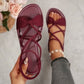 Women's Criss-Cross Strap Flat Sandals