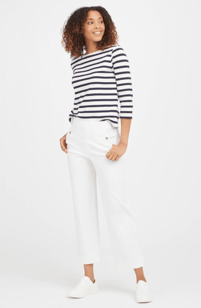 HIGH WAIST TAILORED WIDE LEG PANTS - dressowy