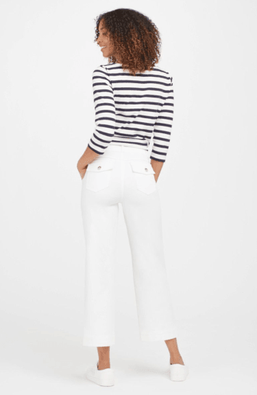 HIGH WAIST TAILORED WIDE LEG PANTS - dressowy