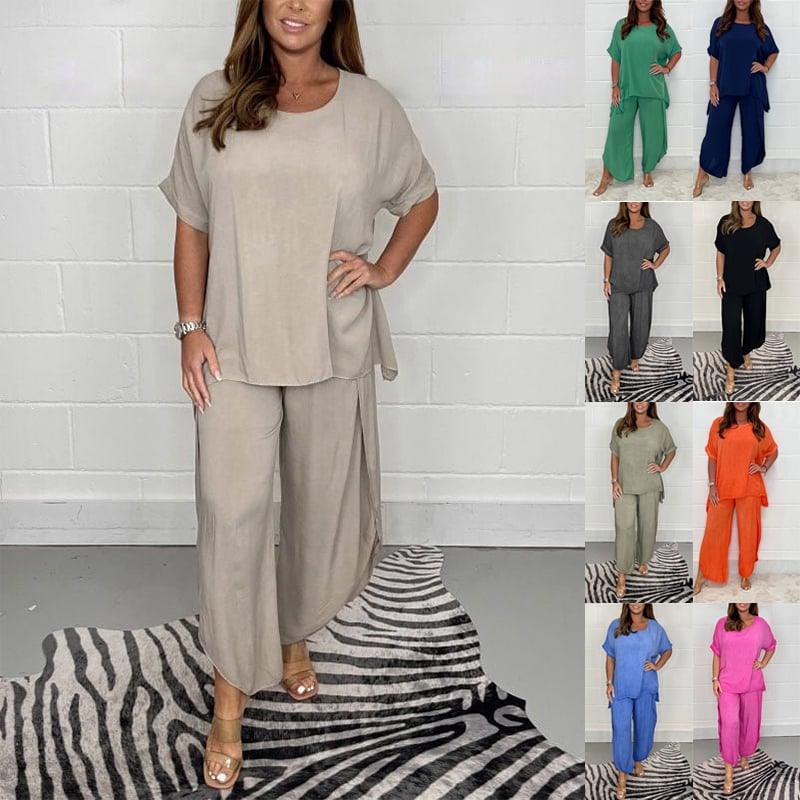Hot Sale 48% OFF💖Floaty 2 Piece Sleeved Trouser Set - dressowy