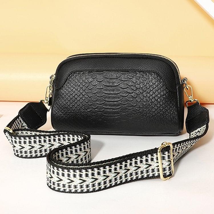 🔥Hot Sale🔥First Layer Cowhide Crossbody Bag Alligator Pattern Women Shoulder Bag for Work - dressowy