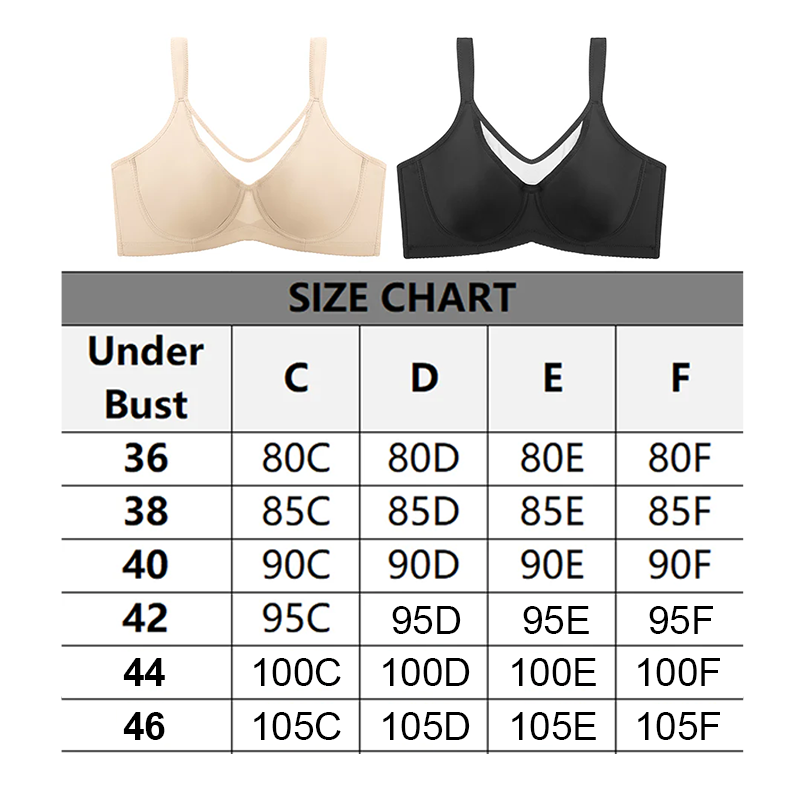 🏆 Last Day Special Price £10.99! 💐Women's Elegant Sheer Full Coverage Plus Size Bra