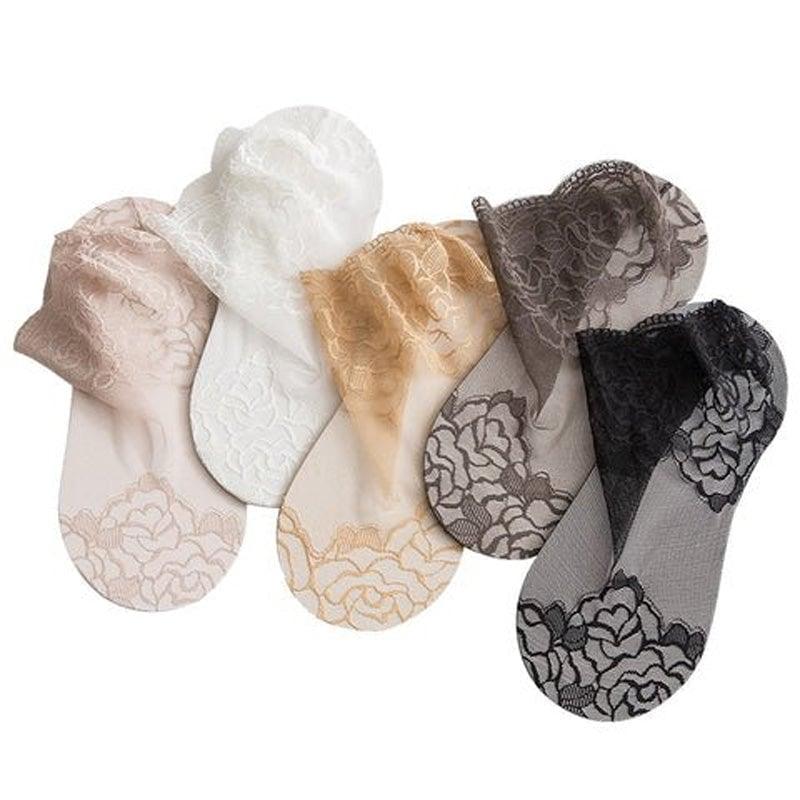 Ladies Fashion Lace Socks - dressowy